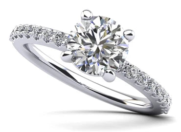 Single Row Diamond