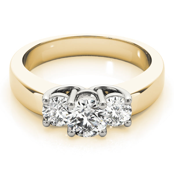 Classic 3 stone 1.50 carat total weight $1898.00  Diamonds and Setting.