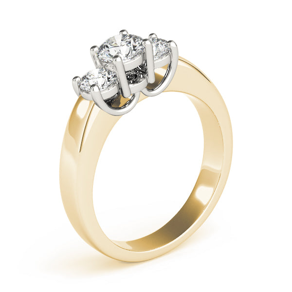 Classic 3 stone 1.50 carat total weight $1898.00  Diamonds and Setting.
