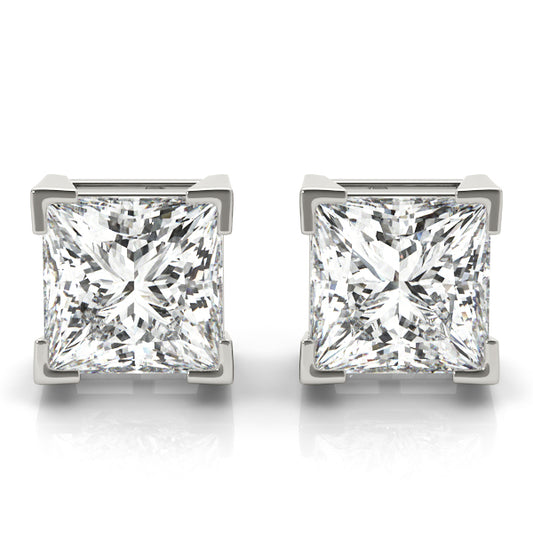 Princess Cut Earrings Lab Diamonds 1.00 carat total weight Now $699.00