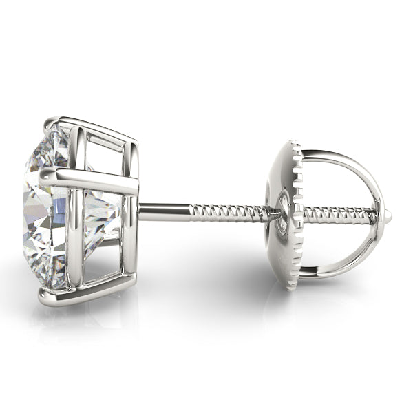 Four Prong Basket Earrings Lab Diamonds .25 carat total weight Now 269.00
