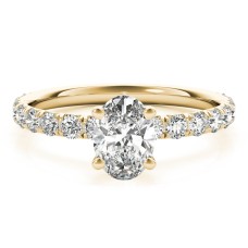  Oval & Diamond Accents  2.00 carat Regular $2575 NOW 1799.00 (Diamond and Setting)