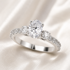 Three Stone Classic 2.10 ct. Regular $1999.00 NOW  $1499.00  (Diamond and Setting)